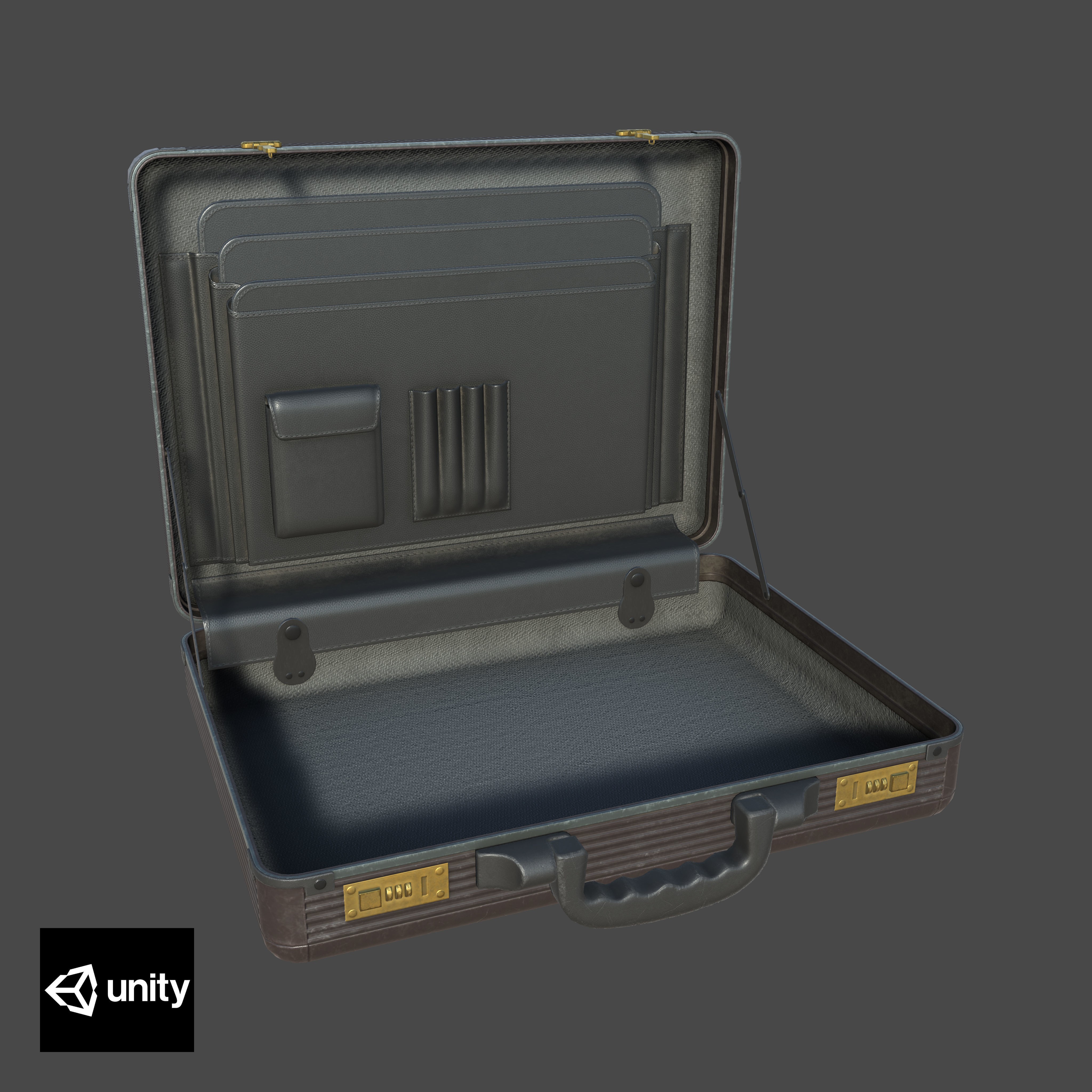 Briefcase - Low-Poly Game-Ready 3D Model - View 16