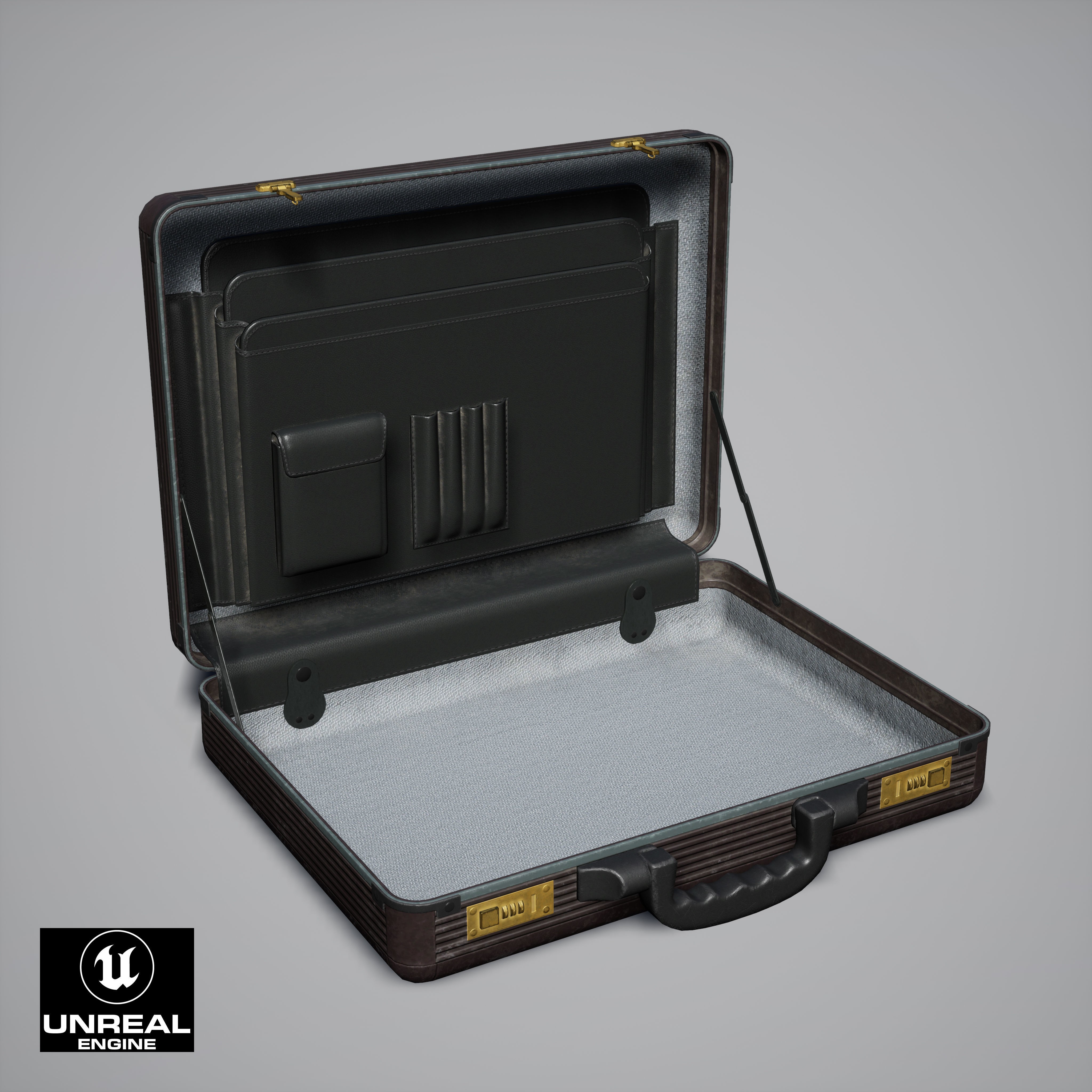 Briefcase - Low-Poly Game-Ready 3D Model - View 18