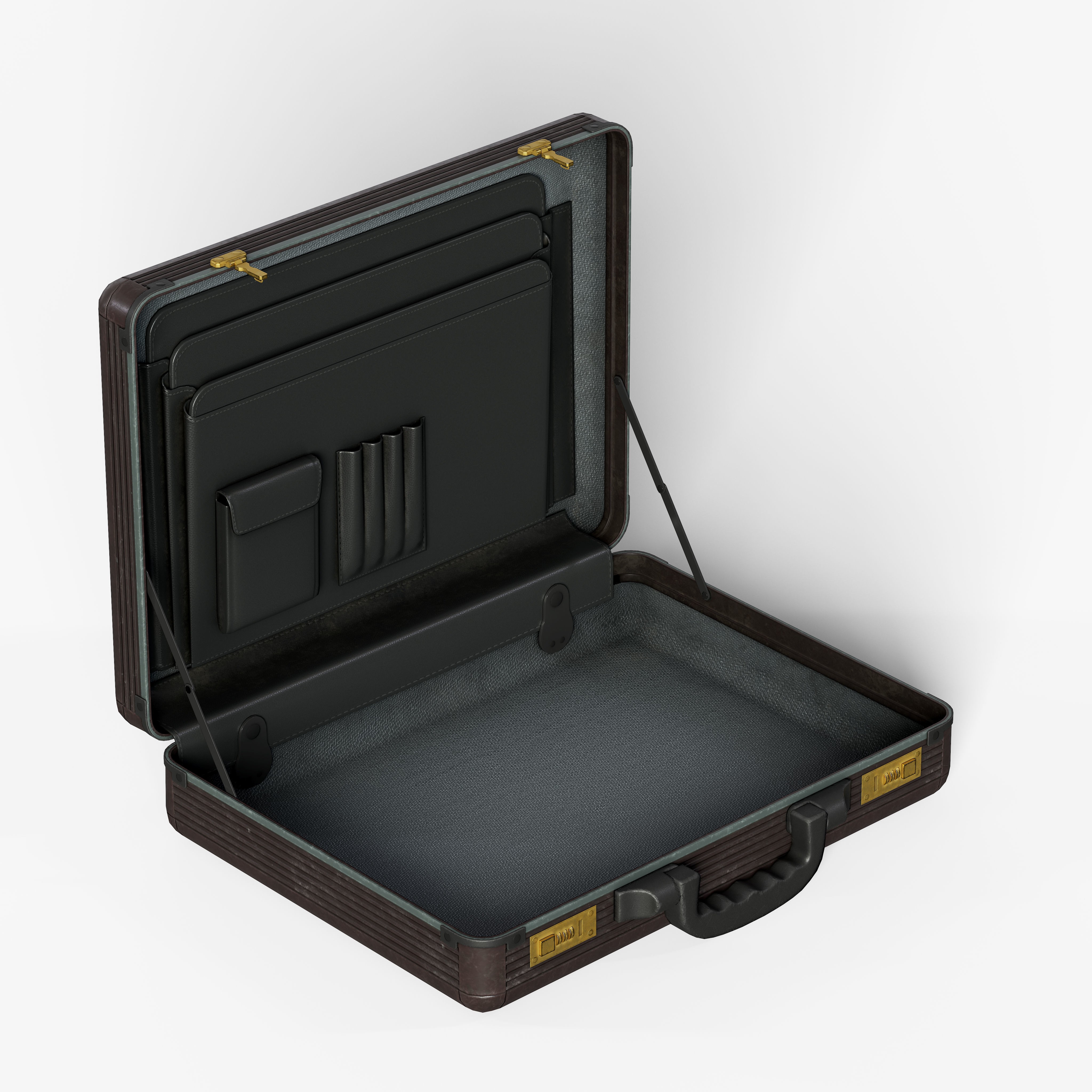 Briefcase - Low-Poly Game-Ready 3D Model - View 7