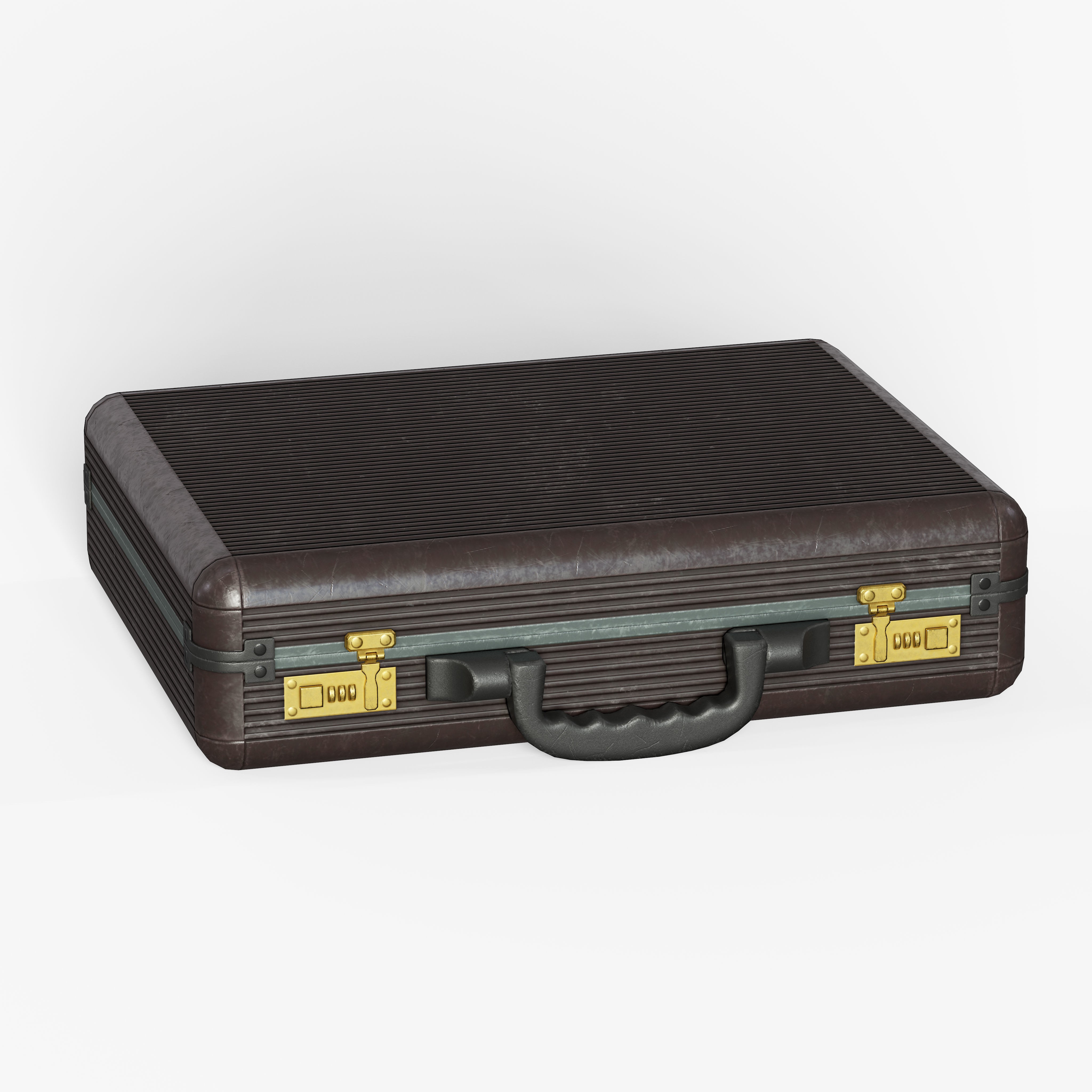 Briefcase - Low-Poly Game-Ready 3D Model - View 8