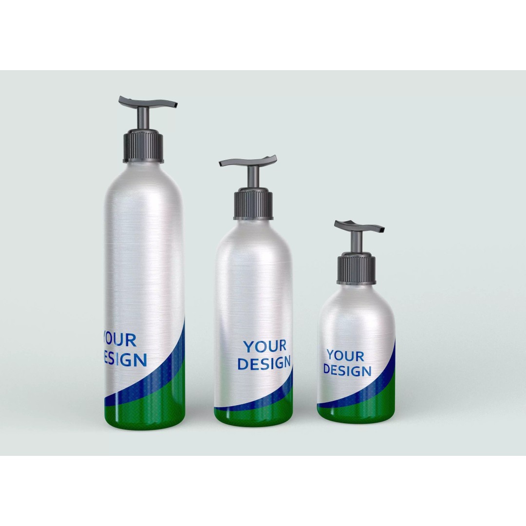 Dispenser Bottles 3D Model – Realistic Spray and Lotion Bottles, FBX, OBJ - View 2