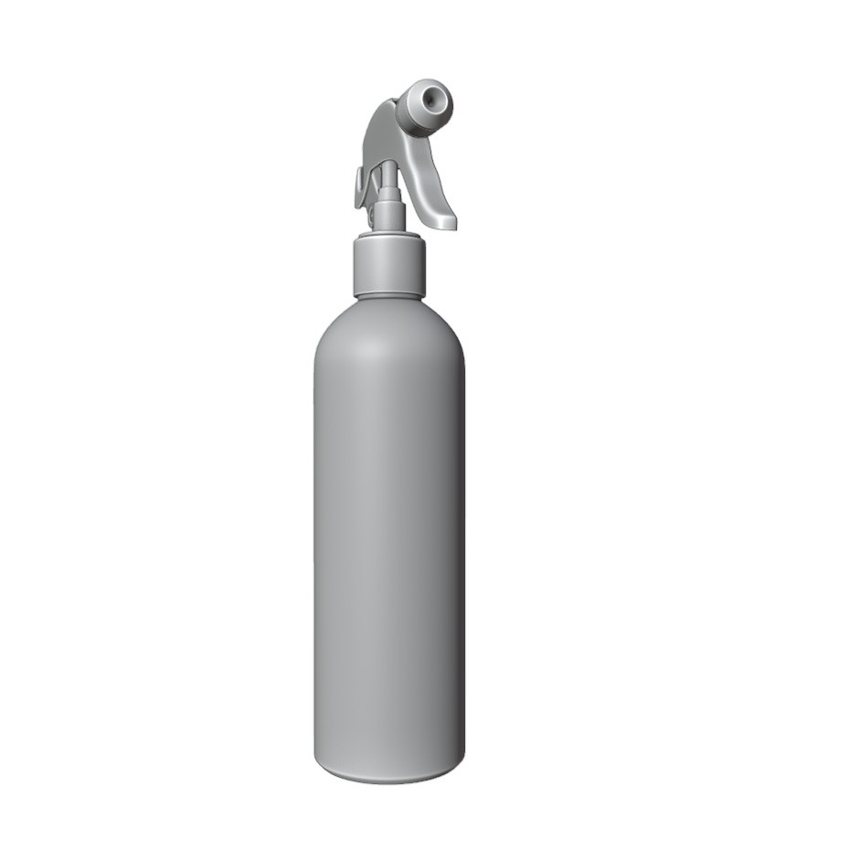 Plastic Spray Bottle 3D Model – High Poly, UV Unwrapped, Blender, FBX - View 13