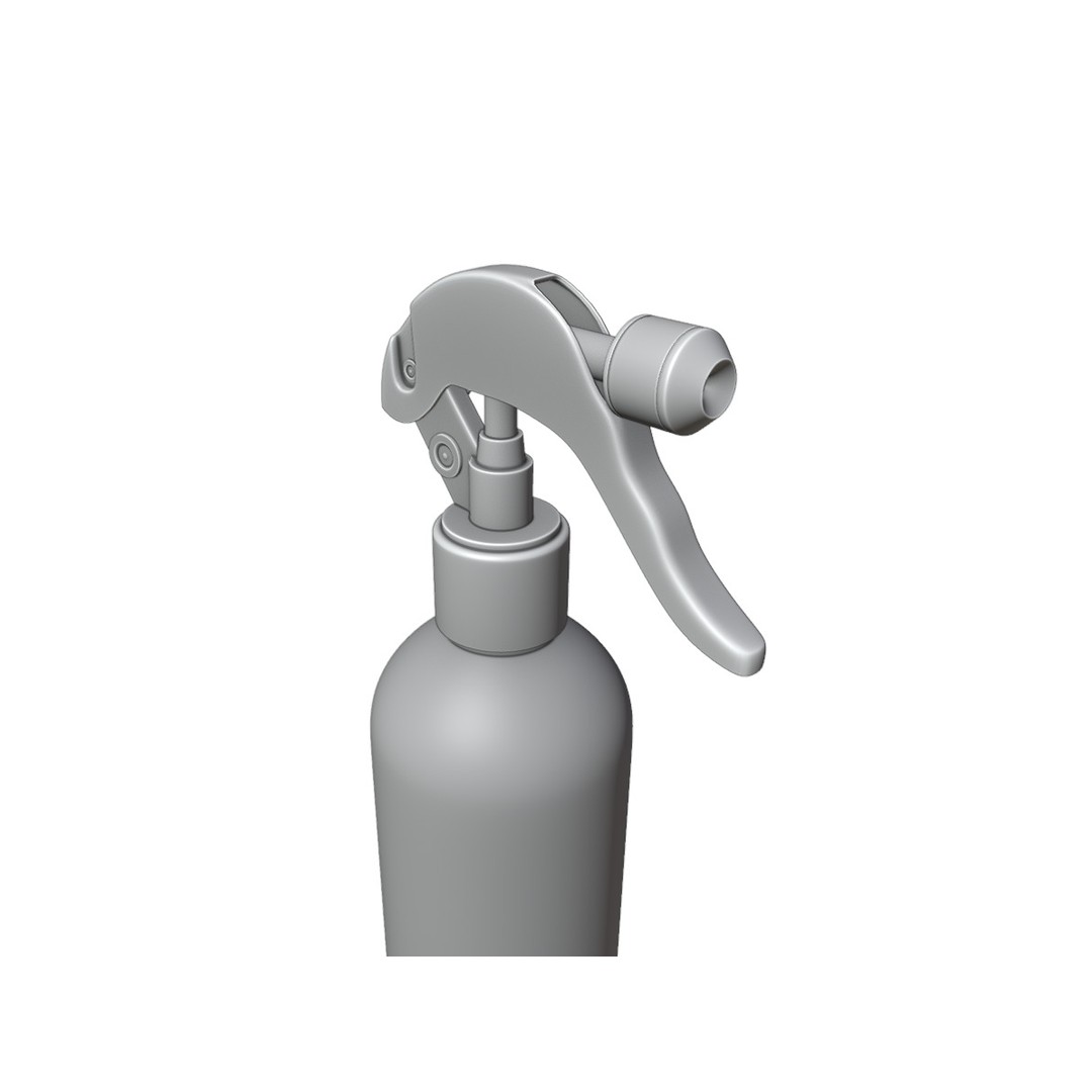 Plastic Spray Bottle 3D Model – High Poly, UV Unwrapped, Blender, FBX - View 15