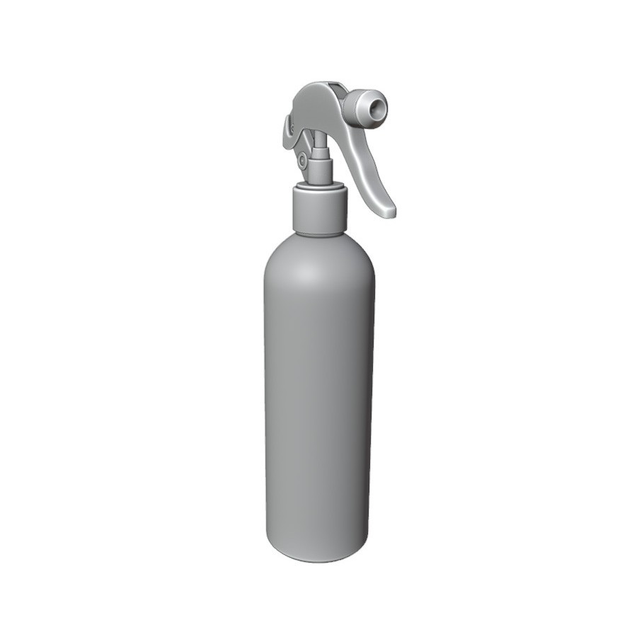 Plastic Spray Bottle 3D Model – High Poly, UV Unwrapped, Blender, FBX - View 19