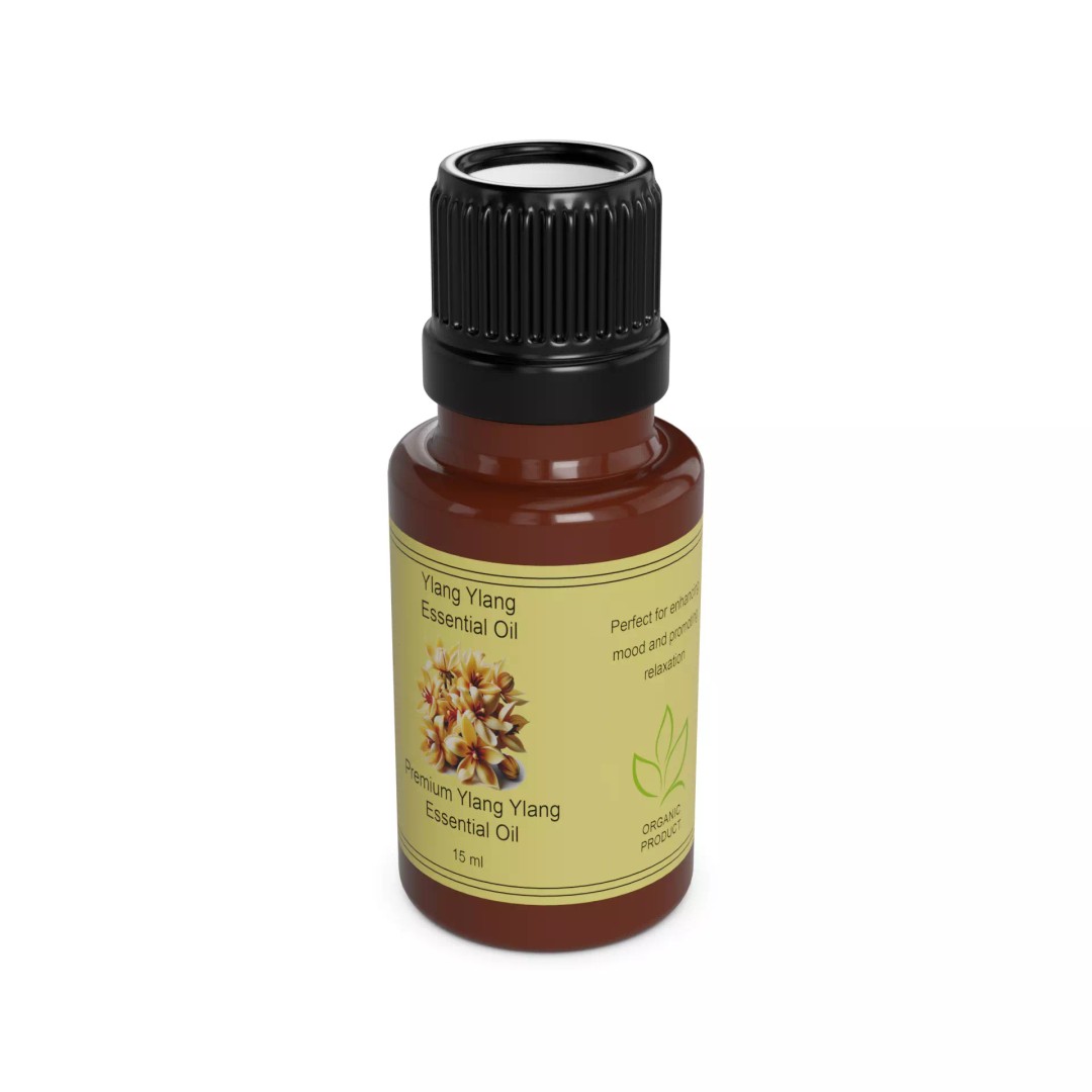 Ylang Ylang Essential Oil 3D Model – Realistic PBR Asset, FBX - View 2