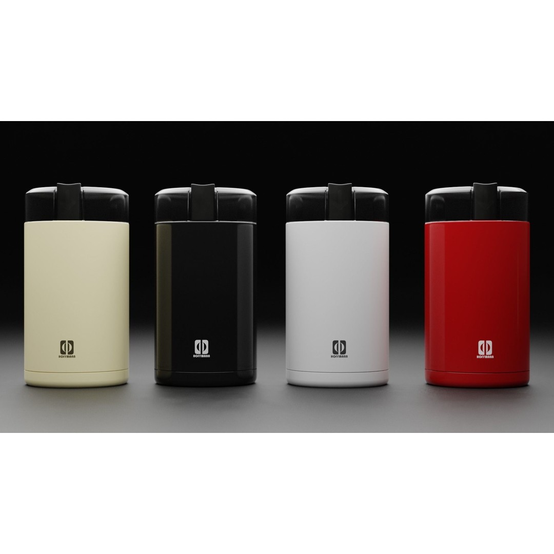 Hoffmann Light Coffee Grinder 3D Model – PBR Textures, FBX, OBJ - View 18