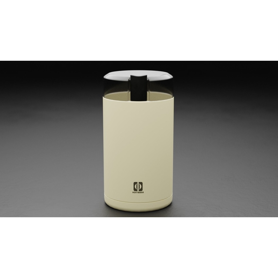 Hoffmann Light Coffee Grinder 3D Model – PBR Textures, FBX, OBJ - View 20
