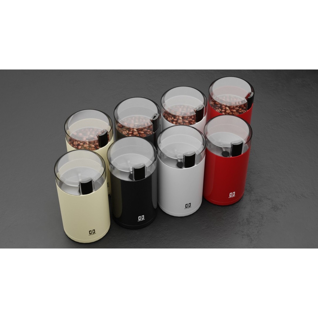 Hoffmann Light Coffee Grinder 3D Model – PBR Textures, FBX, OBJ - View 25