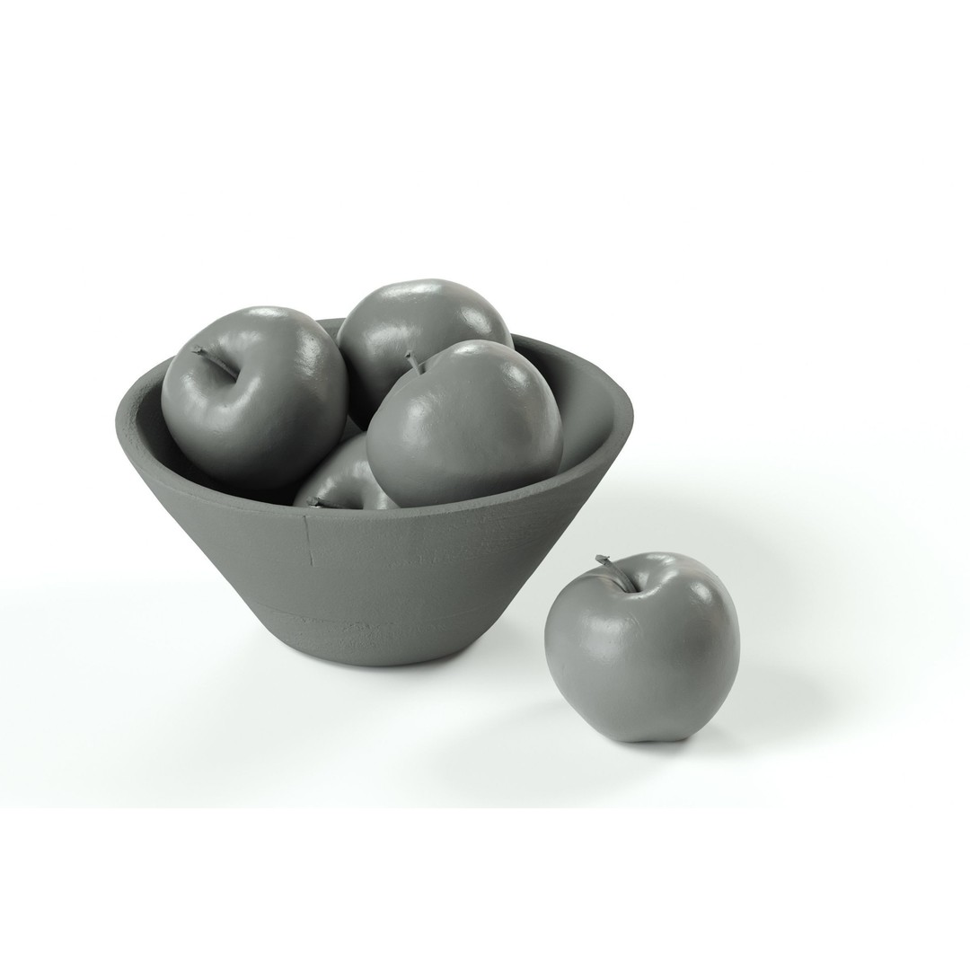 XENOS Wooden Bowl 3D Model – High Poly PBR Asset, FBX, OBJ - View 5