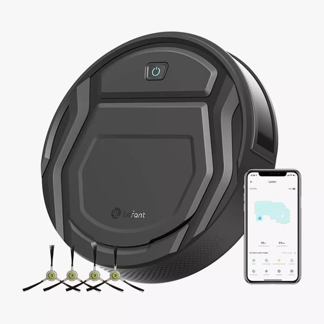 Furious Robot Vacuum Cleaner 3D Model – Low Poly PBR Asset, FBX - View 2