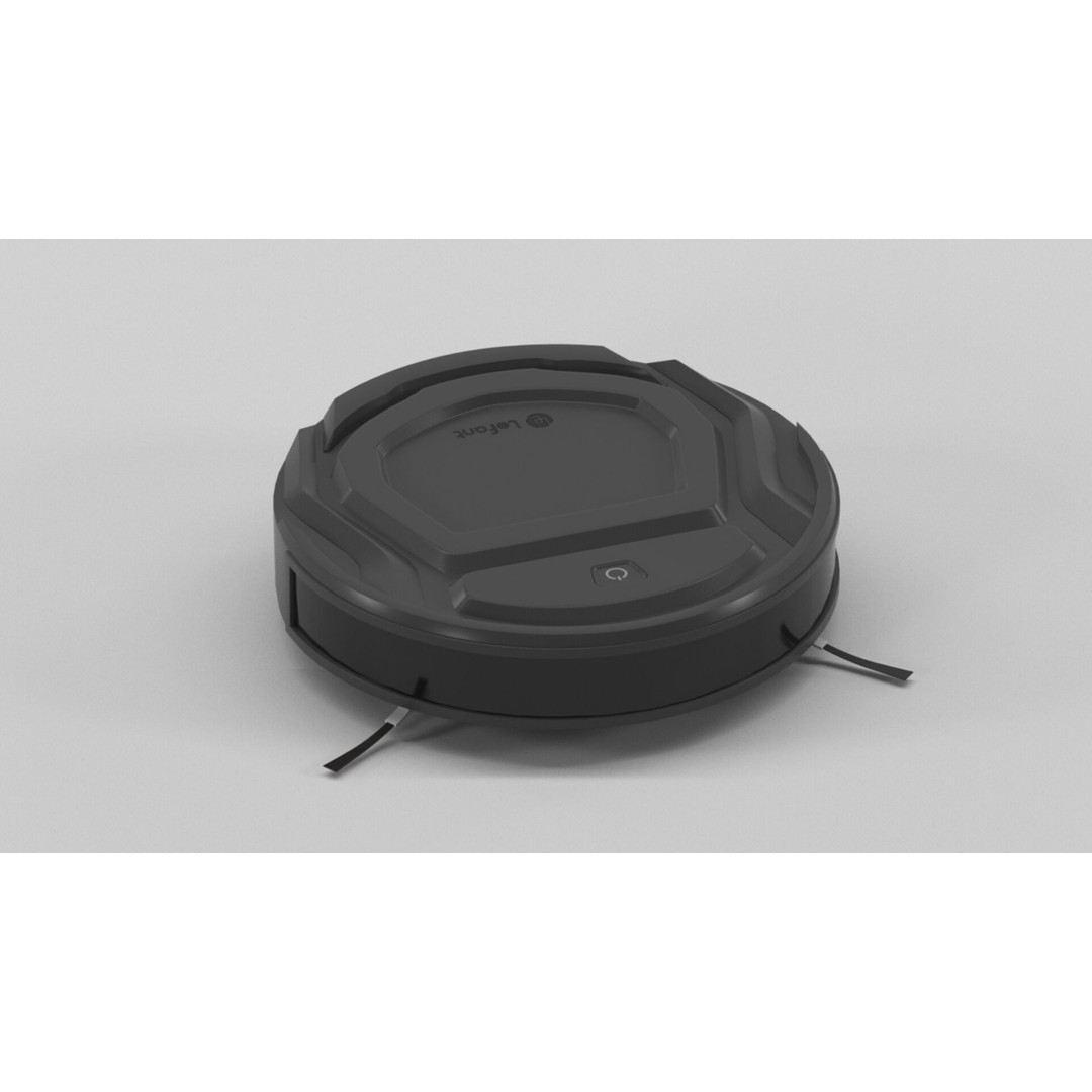 Furious Robot Vacuum Cleaner 3D Model – Low Poly PBR Asset, FBX - View 3