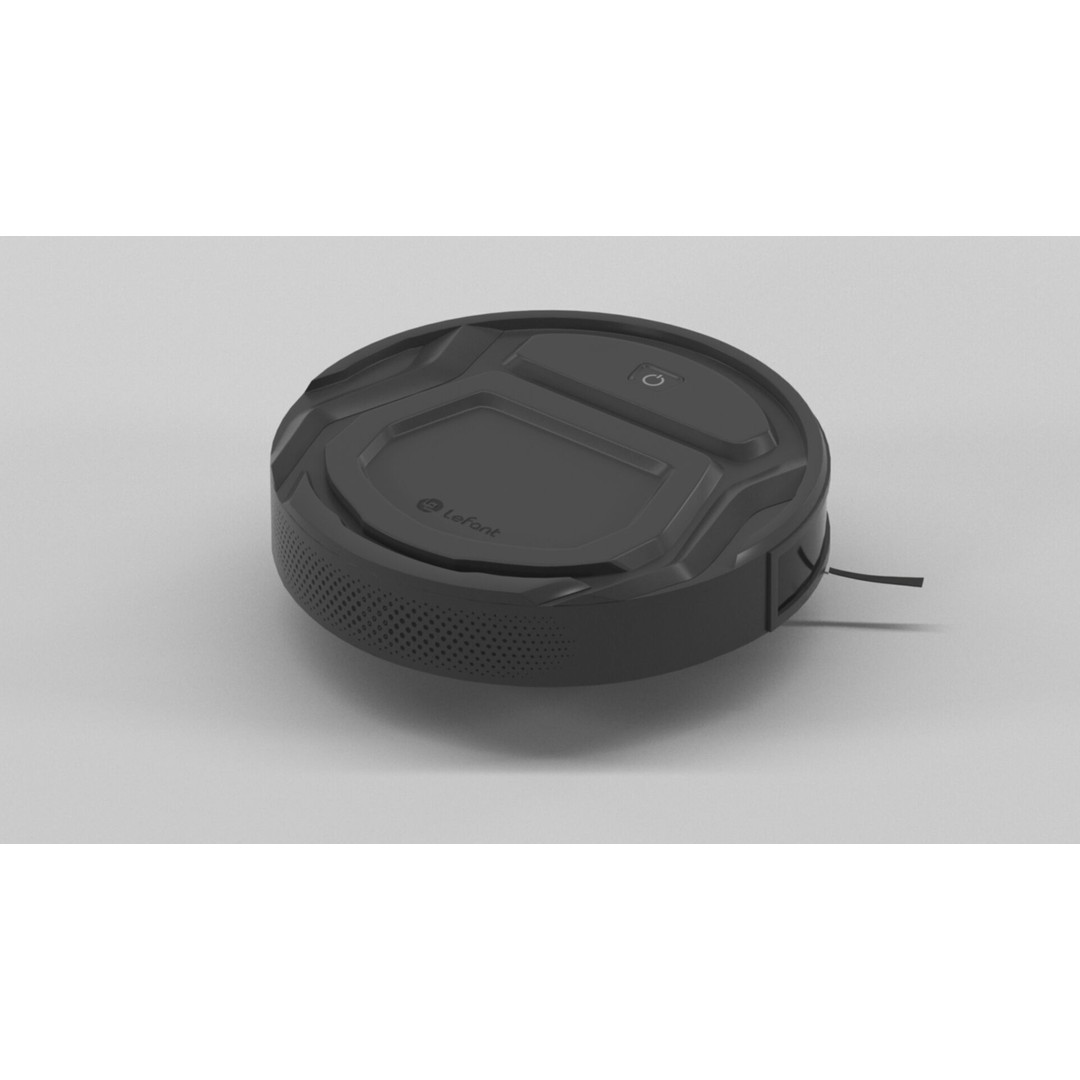 Furious Robot Vacuum Cleaner 3D Model – Low Poly PBR Asset, FBX - View 4