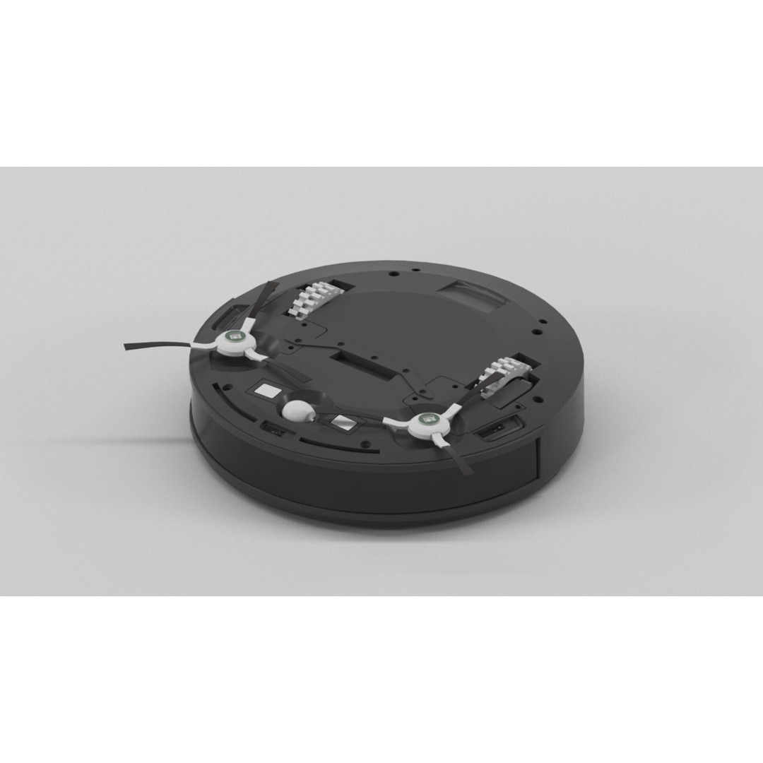 Furious Robot Vacuum Cleaner 3D Model – Low Poly PBR Asset, FBX - View 8