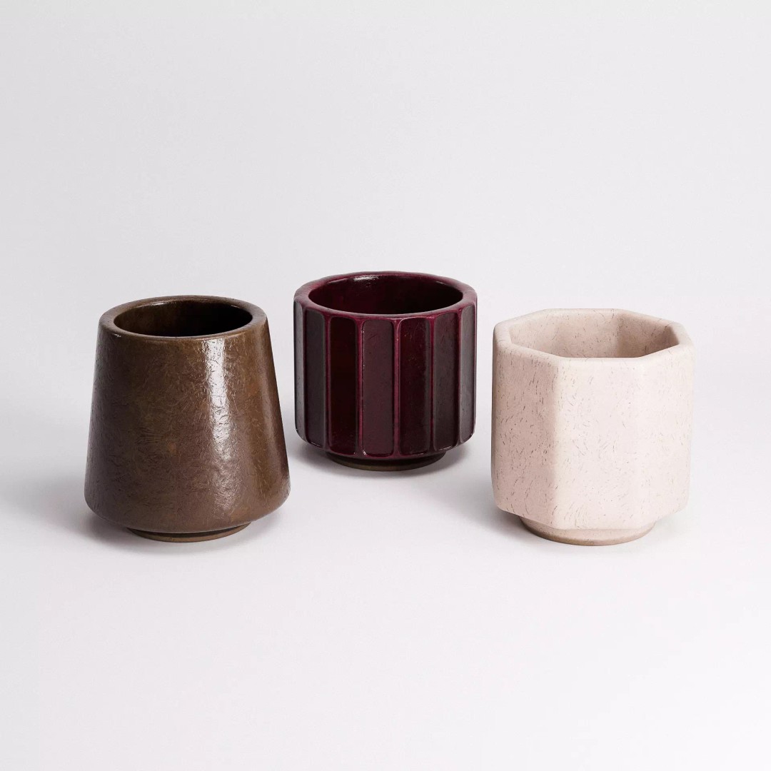 Ceramic Cups Set 02 3D Model – Low Poly PBR Kitchenware, FBX, OBJ - View 7