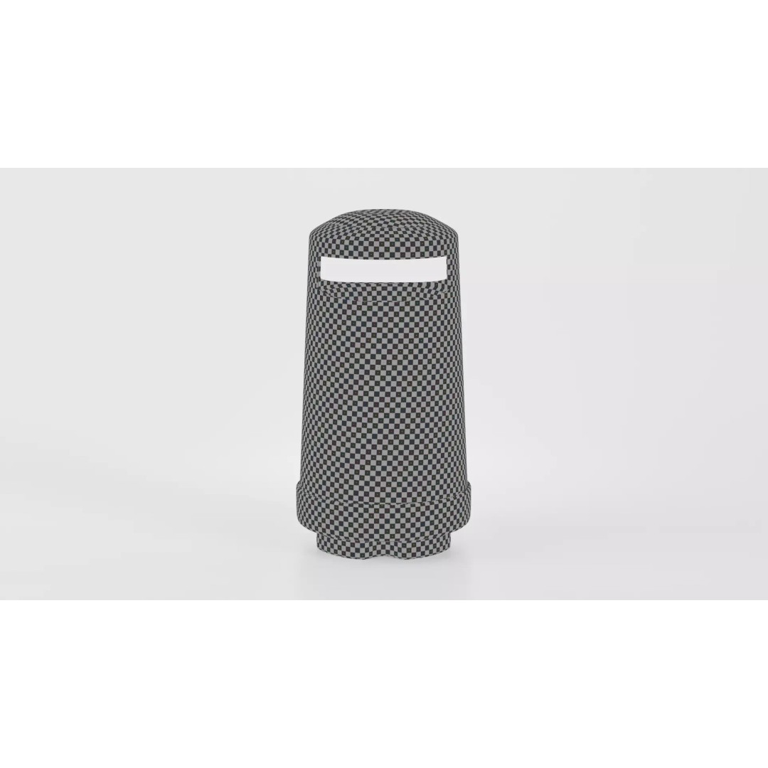 Cannes Trash Can 3D Model – PBR Ready, FBX, Animation Optimized - View 16