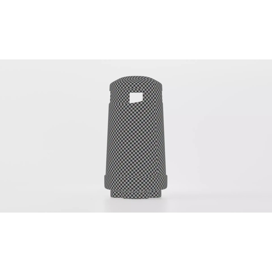 Cannes Trash Can 3D Model – PBR Ready, FBX, Animation Optimized - View 18