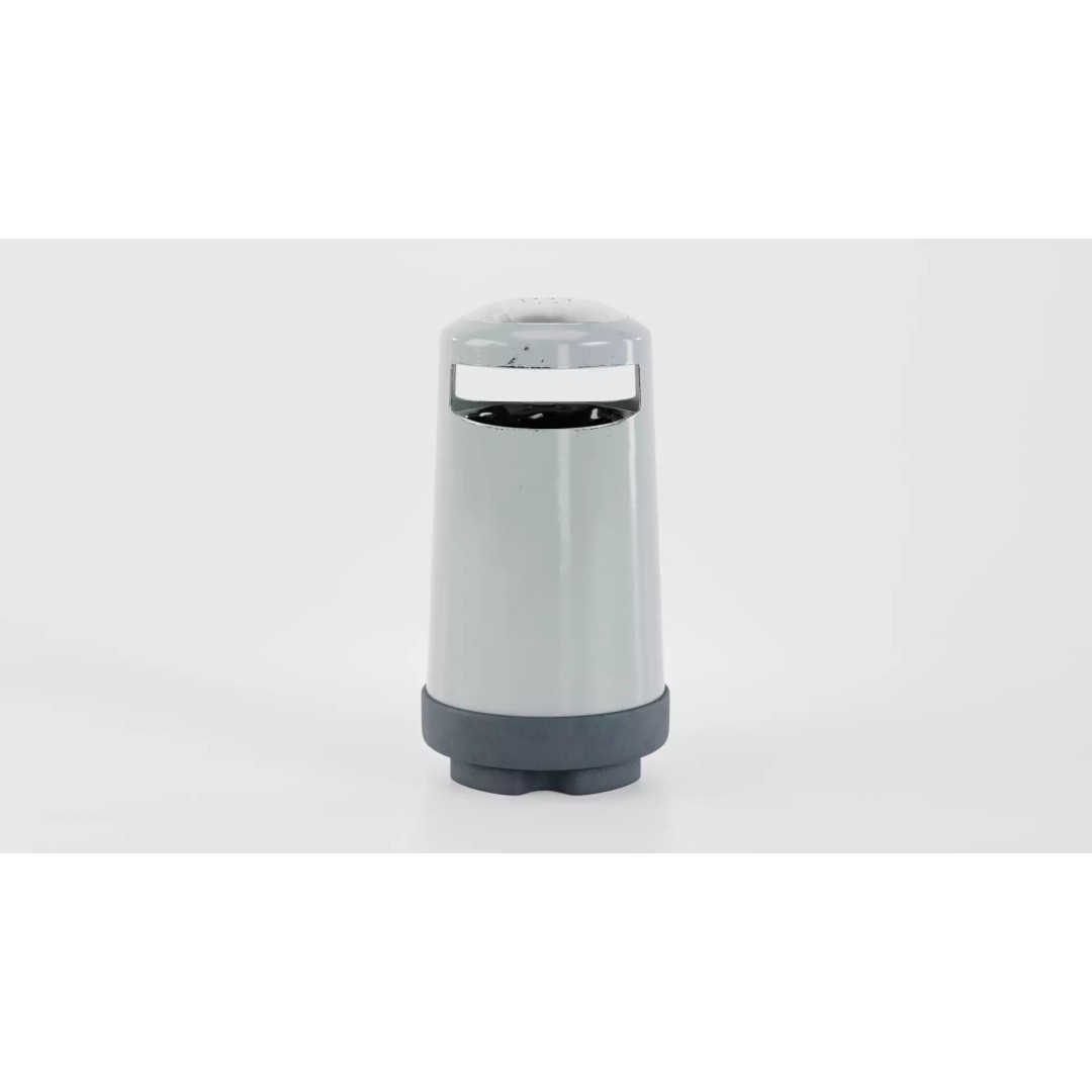 Cannes Trash Can 3D Model – PBR Ready, FBX, Animation Optimized - View 2