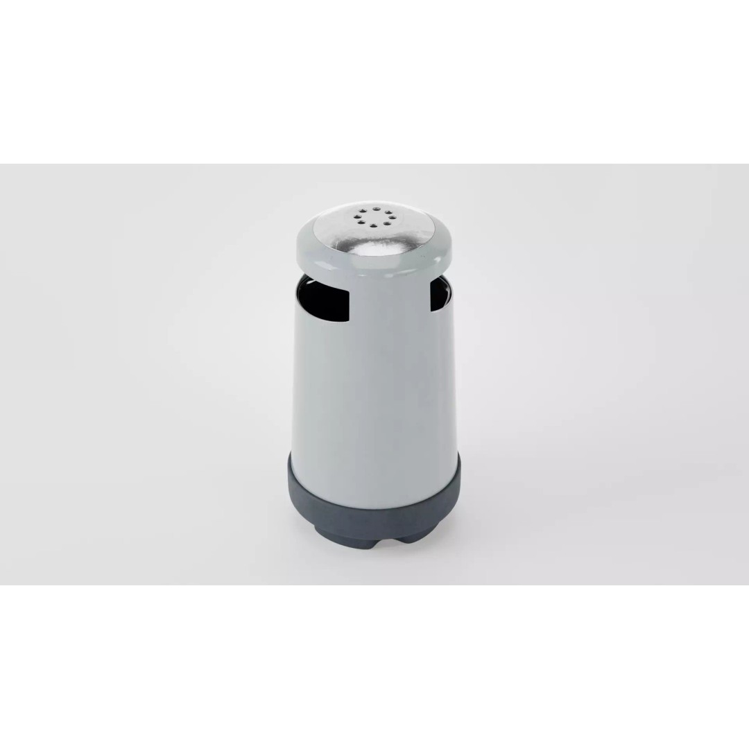 Cannes Trash Can 3D Model – PBR Ready, FBX, Animation Optimized - View 3