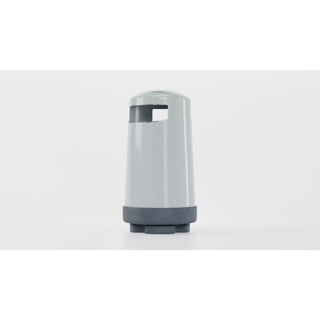 Cannes Trash Can 3D Model – PBR Ready, FBX, Animation Optimized - View 6