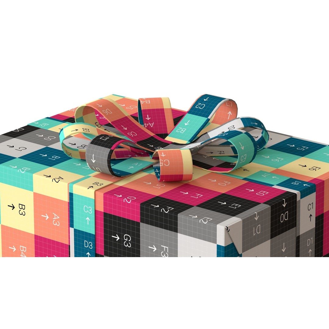 Christmas Box 3D Model – Low Poly PBR Game Asset, FBX & OBJ - View 10