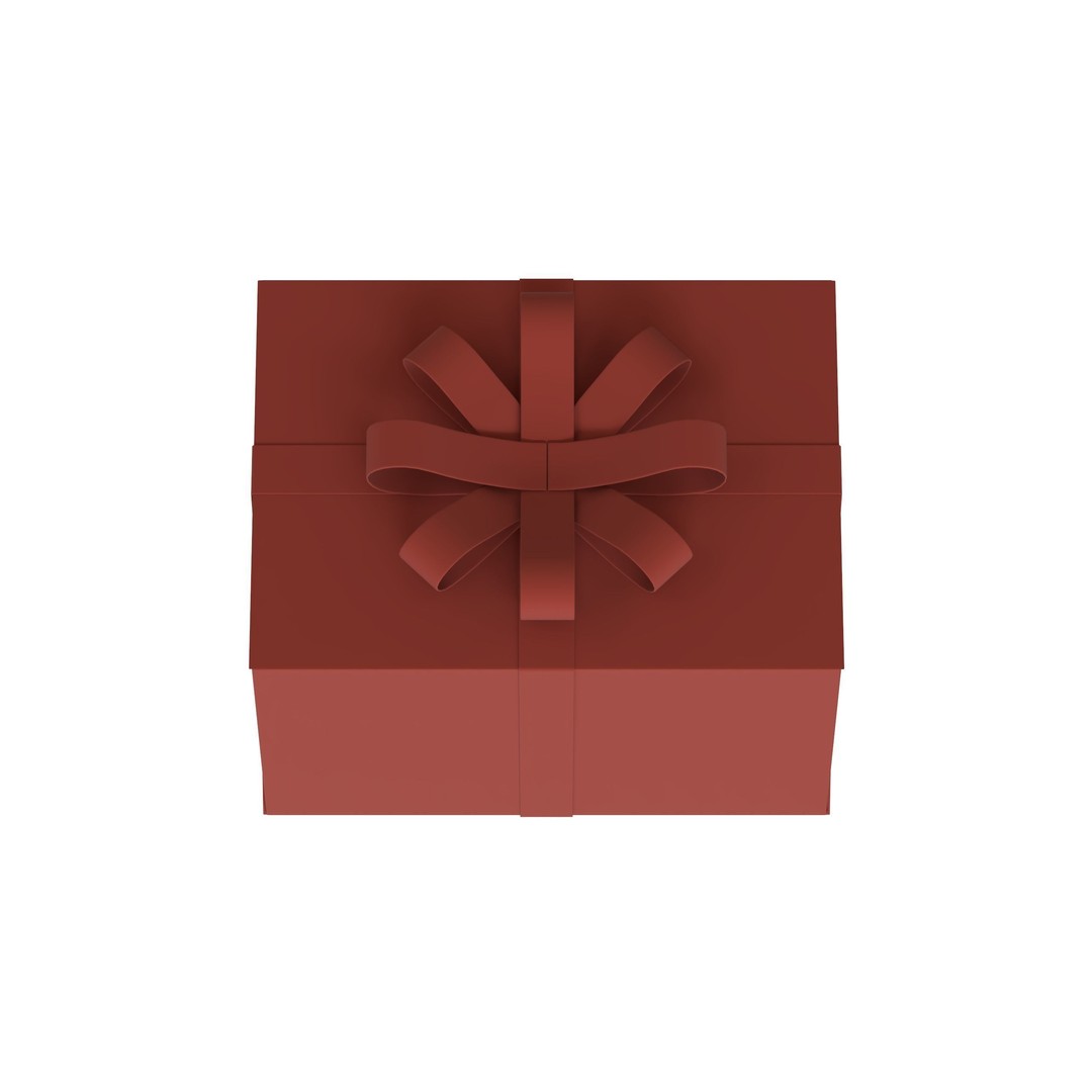 Christmas Box 3D Model – Low Poly PBR Game Asset, FBX & OBJ - View 16