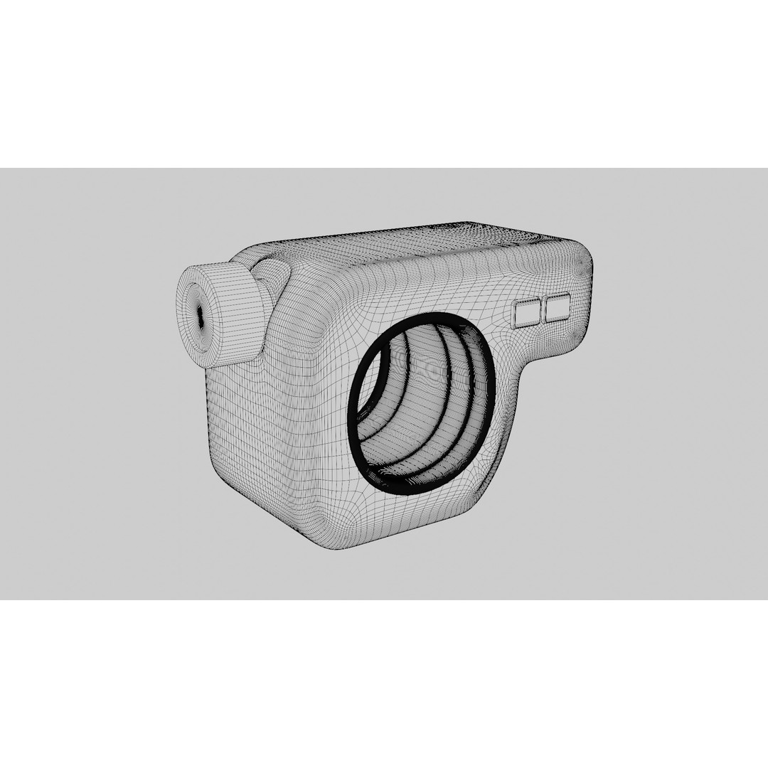 Laser Distance Measurer 3D Model – Realistic Low Poly Tool, FBX - View 12