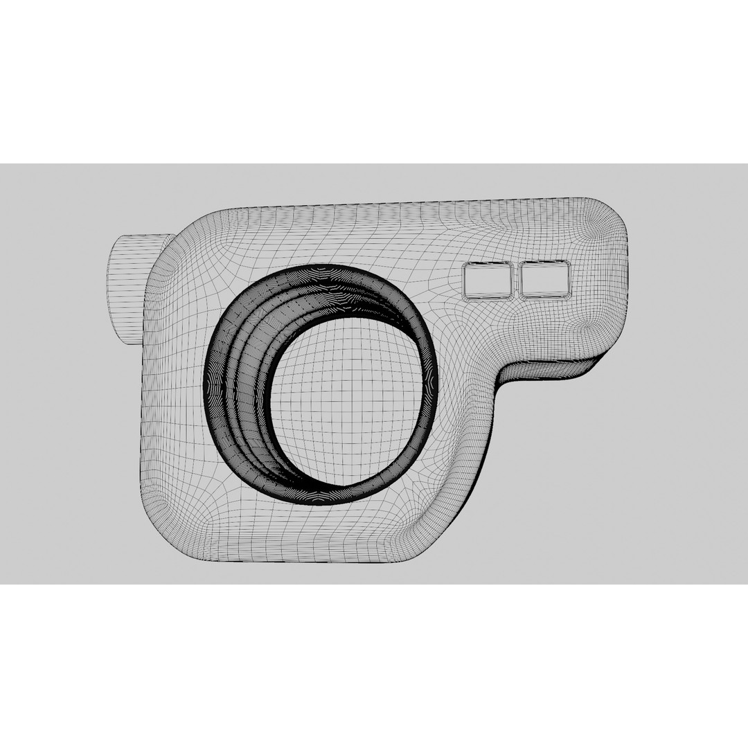 Laser Distance Measurer 3D Model – Realistic Low Poly Tool, FBX - View 21