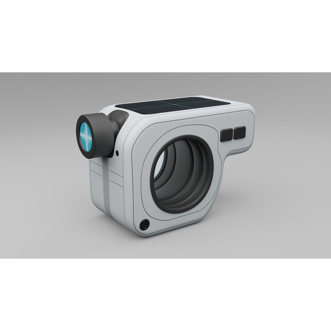 Laser Distance Measurer 3D Model – Realistic Low Poly Tool, FBX - View 3