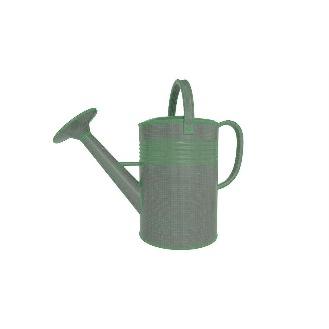 Watering Can 3D Model – Low Poly PBR Game Asset, FBX - View 11