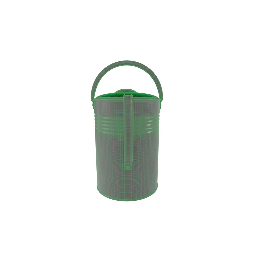 Watering Can 3D Model – Low Poly PBR Game Asset, FBX - View 13