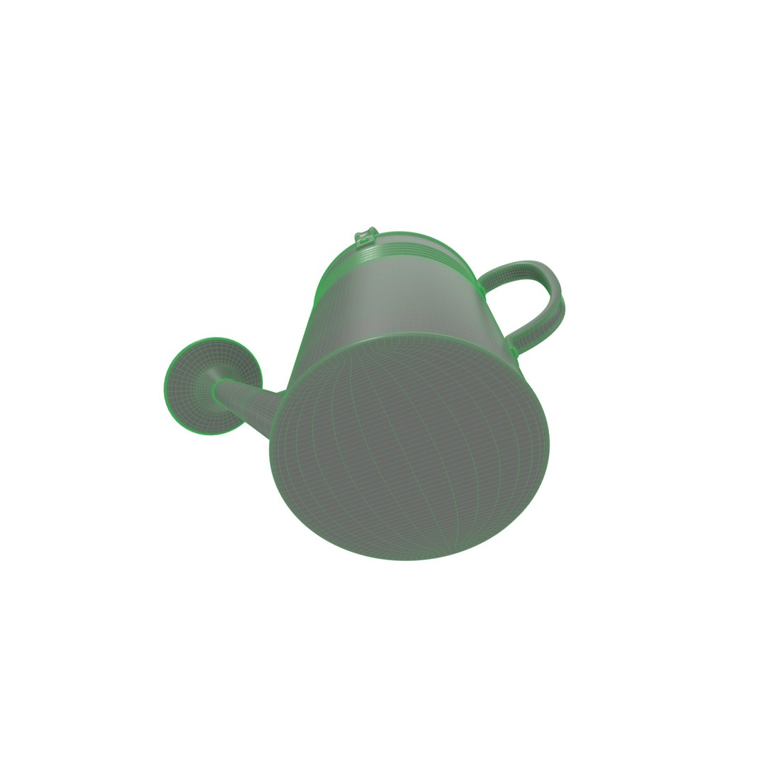 Watering Can 3D Model – Low Poly PBR Game Asset, FBX - View 15