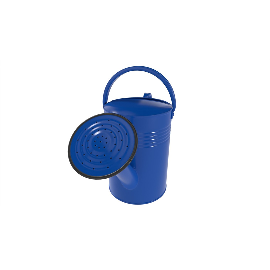 Watering Can 3D Model – Low Poly PBR Game Asset, FBX - View 4