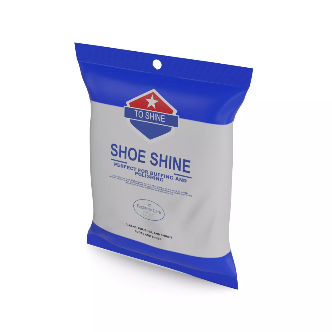 Shoe Shine Cloth 3D Model – Low Poly PBR Game Asset, FBX - View 2