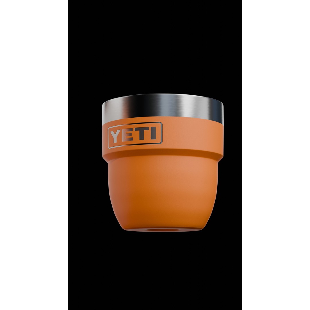 Yeti Rambler 4 oz Stackable Cups 3D Model – Low Poly PBR Kitchenware, FBX - View 5