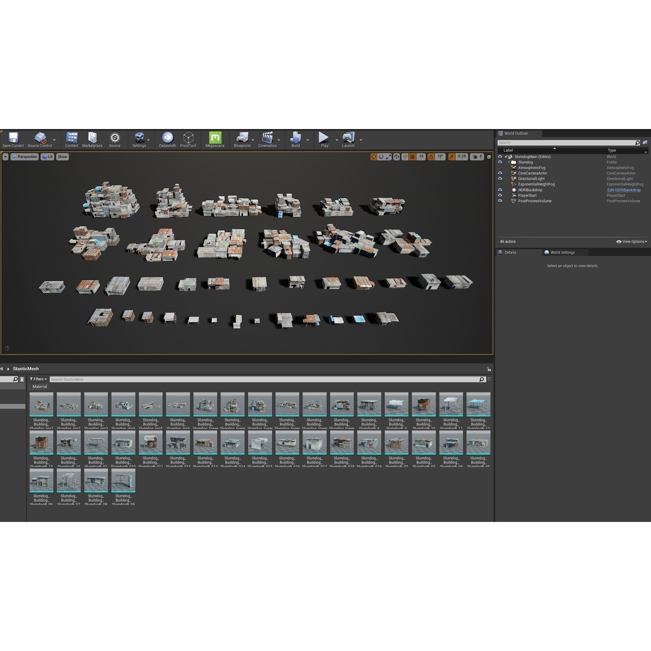 Shantytown Modules - Low-Poly Game-Ready 3D Model - View 22