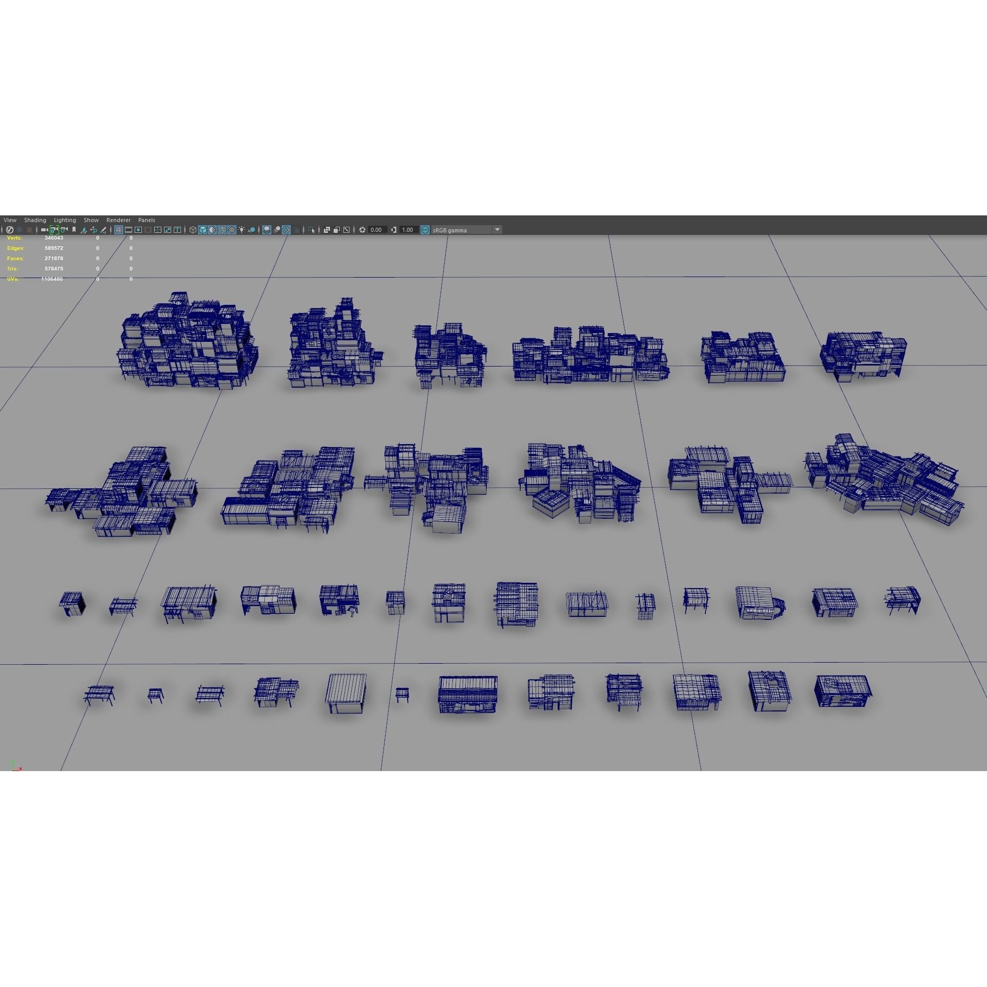 Shantytown Modules - Low-Poly Game-Ready 3D Model - View 24