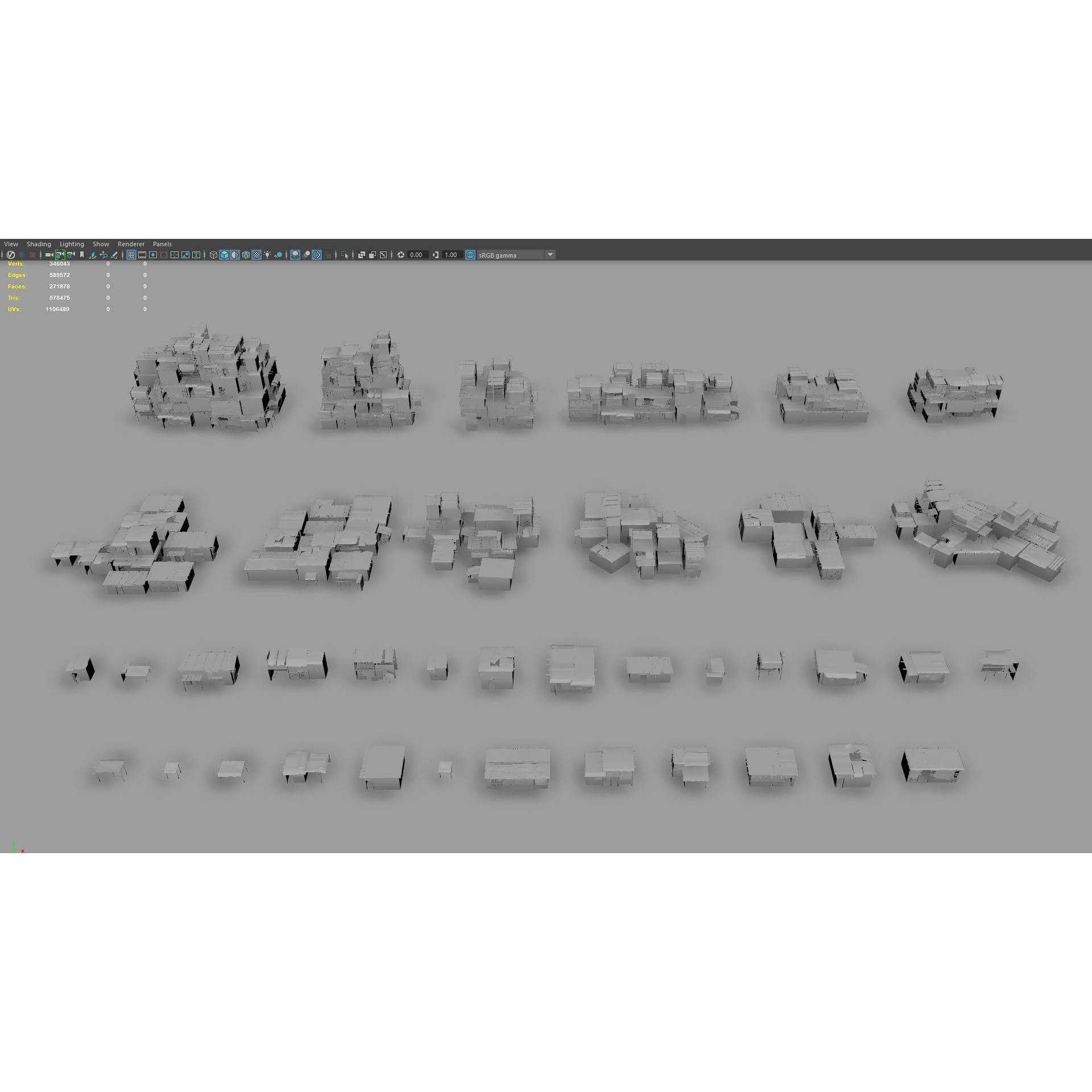 Shantytown Modules - Low-Poly Game-Ready 3D Model - View 25