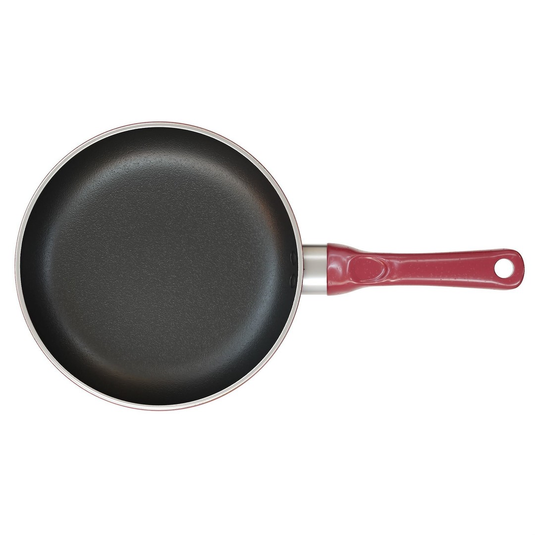 Fry Pan 3D Model – Low Poly Kitchenware, PBR, Blender, FBX - View 3