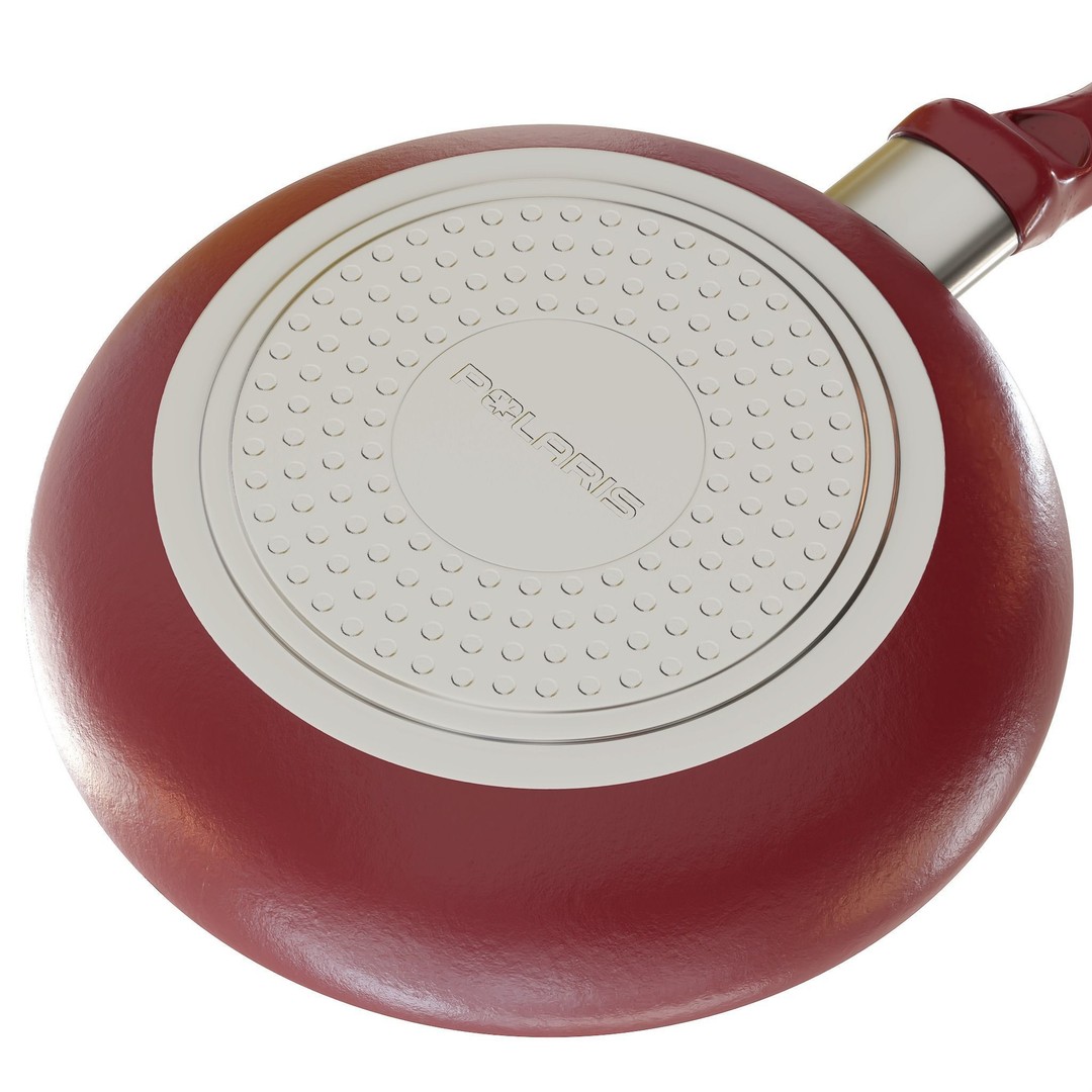 Fry Pan 3D Model – Low Poly Kitchenware, PBR, Blender, FBX - View 4