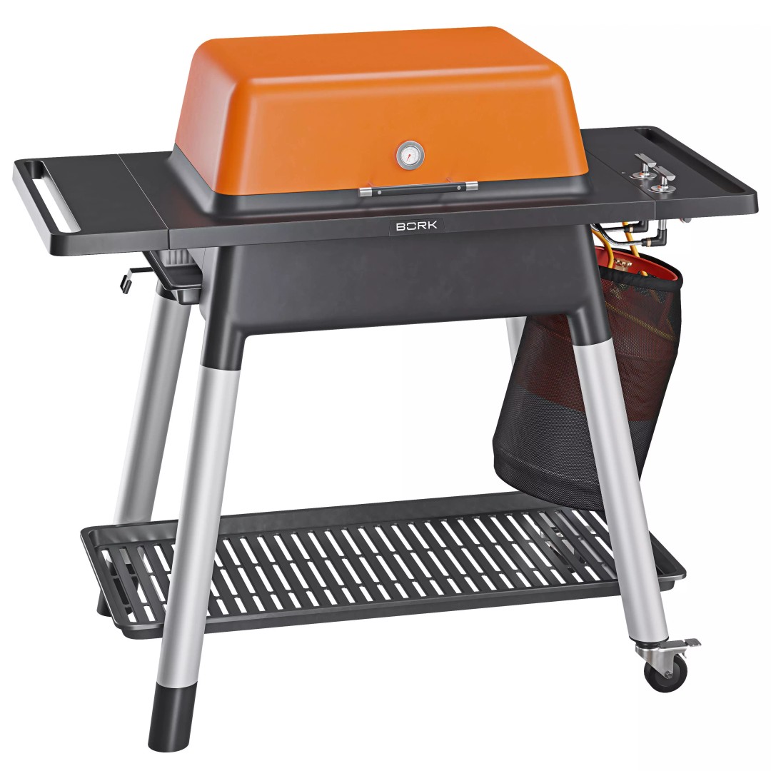 BORK G611 Gas Grill 3D Model – PBR Textured, FBX, OBJ Formats - View 5