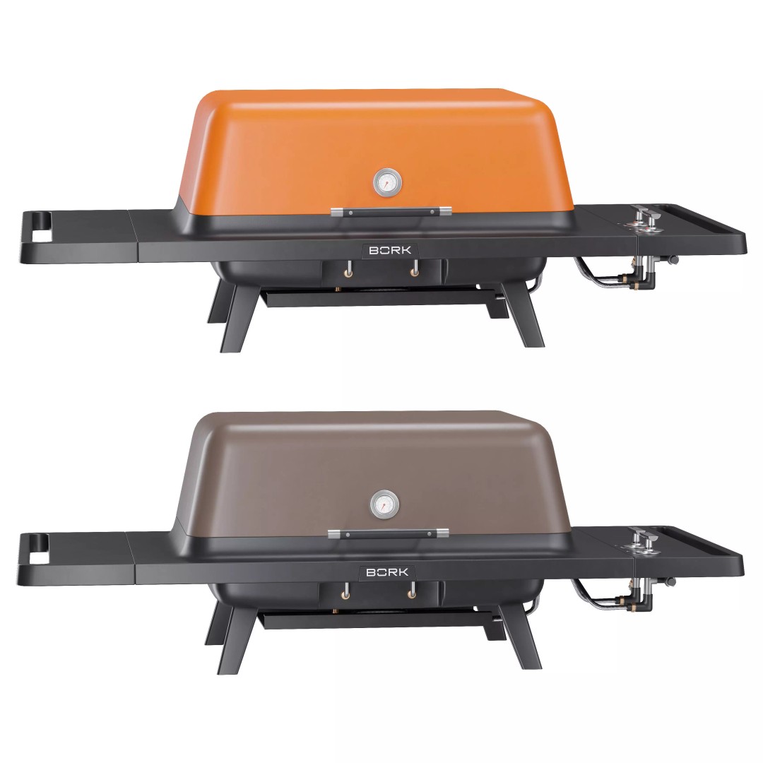 BORK G611 Gas Grill 3D Model – PBR Textured, FBX, OBJ Formats - View 6