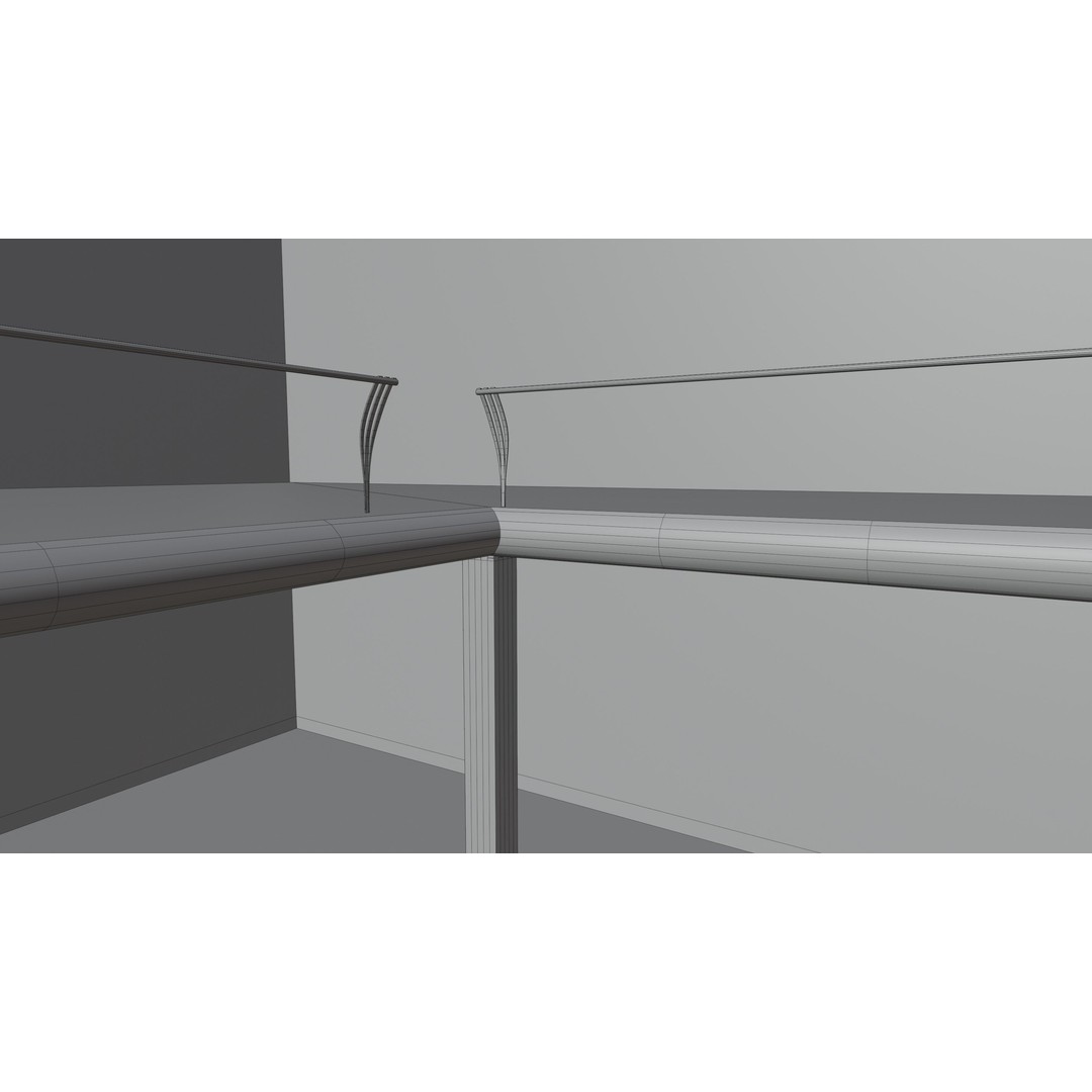 Star Wars Hangar Bay 3D Model – Low Poly Interior Asset, FBX