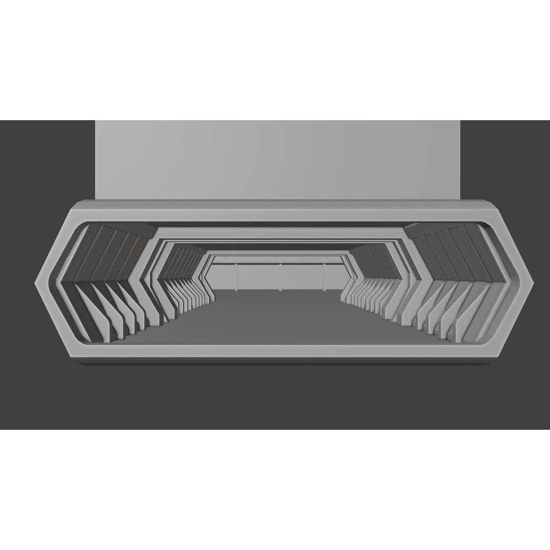 Star Wars Hangar Bay 3D Model – Low Poly Interior Asset, FBX - View 20
