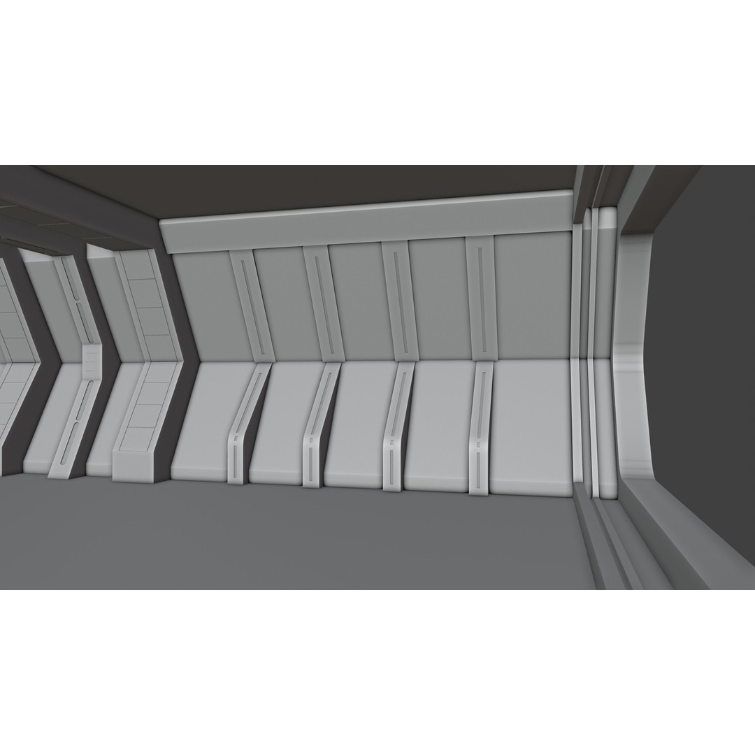 Star Wars Hangar Bay 3D Model – Low Poly Interior Asset, FBX - View 21