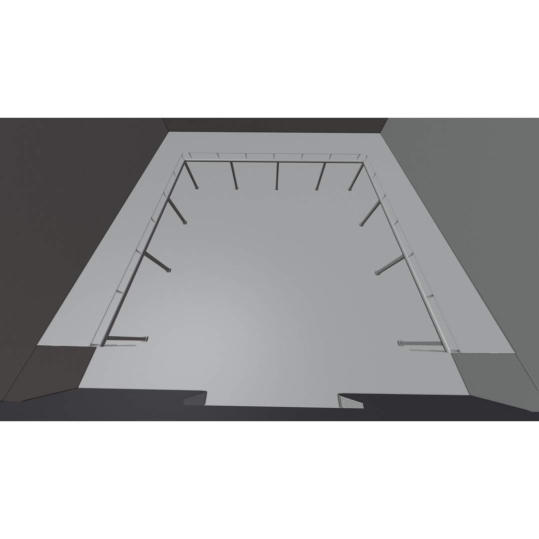 Star Wars Hangar Bay 3D Model – Low Poly Interior Asset, FBX - View 25