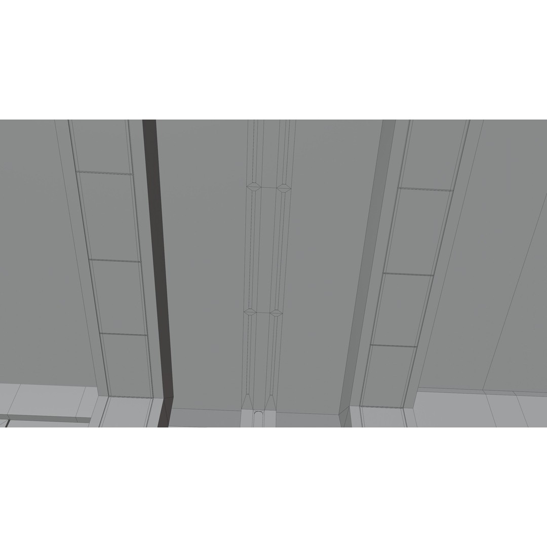 Star Wars Hangar Bay 3D Model – Low Poly Interior Asset, FBX - View 30