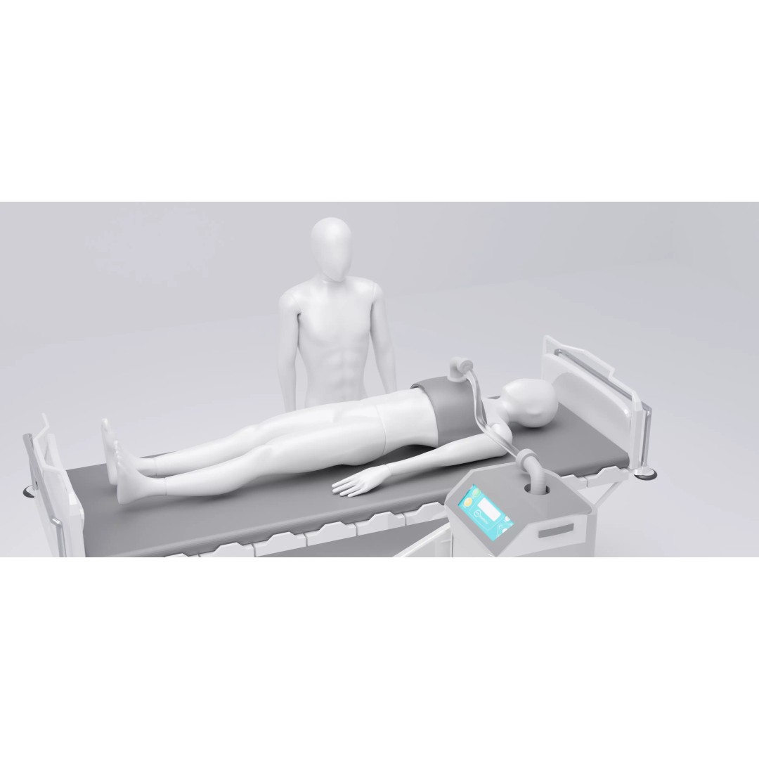 Hospital Bed 3D Model – Advanced Medical Equipment with Dual Ventilators - View 2