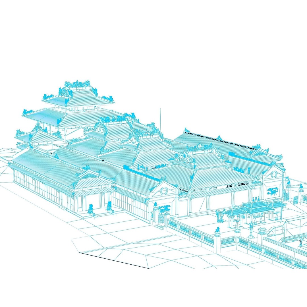 Ancient Temple 3D Model – Low Poly Architectural Asset, FBX - View 12