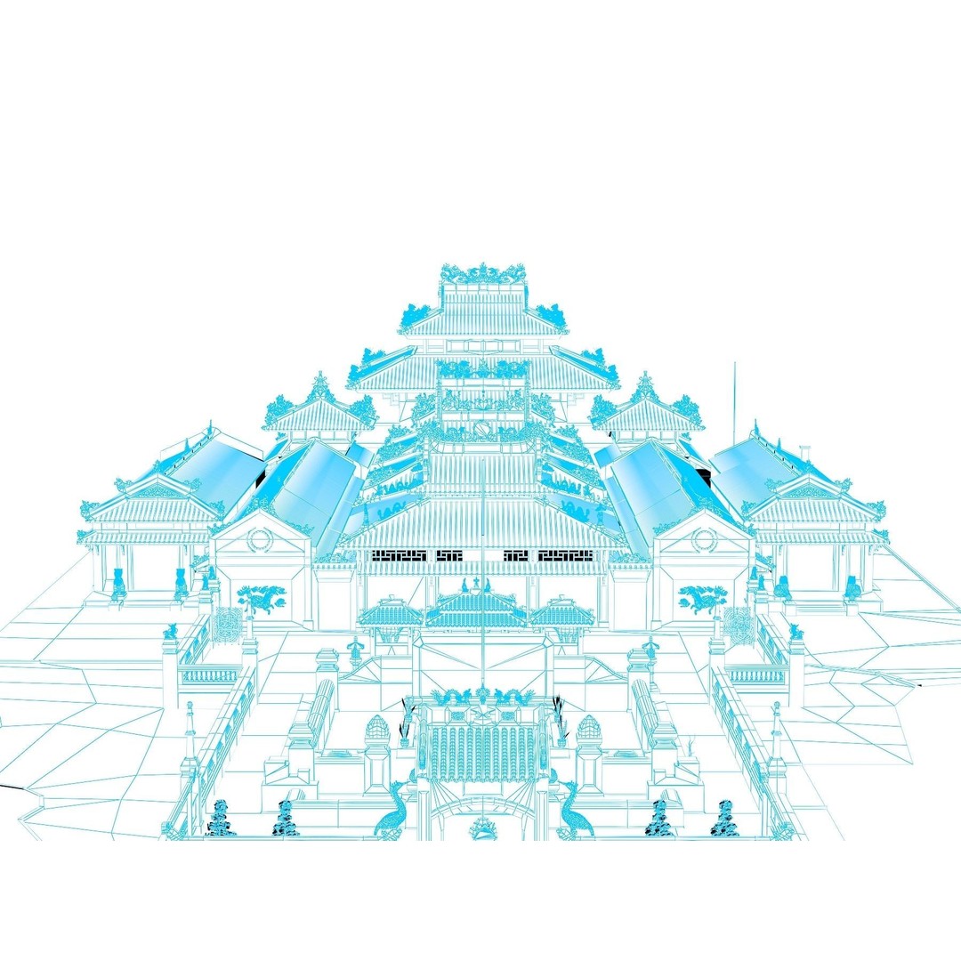 Ancient Temple 3D Model – Low Poly Architectural Asset, FBX - View 13