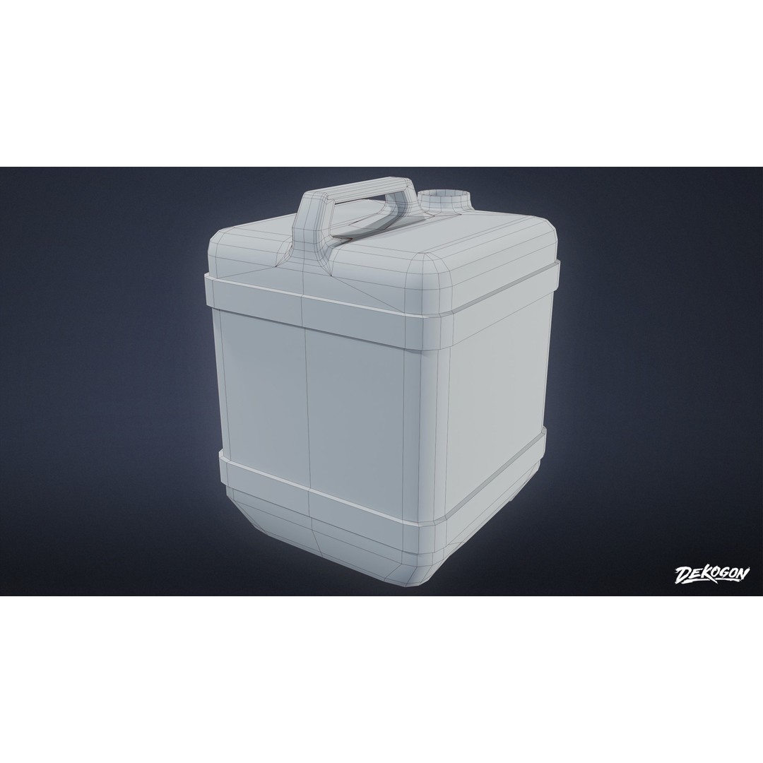 Lab Props 3D Model – Low Poly Game Asset, PBR Textures, FBX
